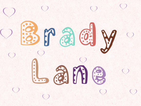 Brady Lane: A Playful Handwritten Display Font That Cuts Through the Feed