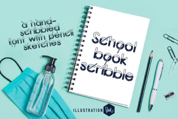 Branding with Schoolbook Scribble