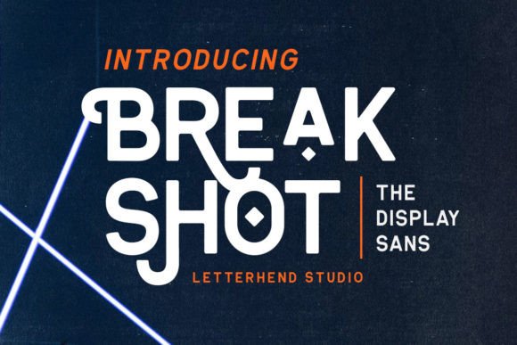 Break Shot: A Bold Sans Serif for Editorial Impact