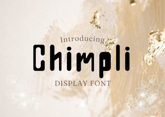 Chimpli: A Playful Display Font That Makes Your Brand Shine