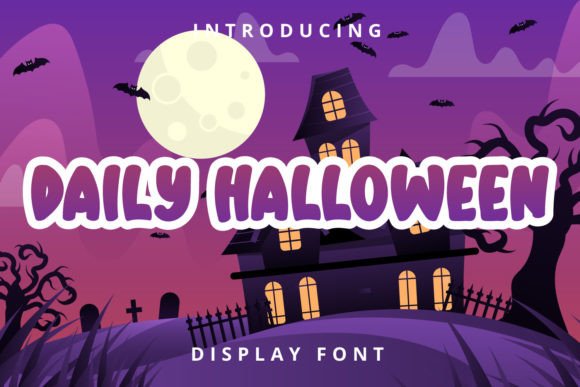 Daily Halloween: A Versatile Display Font for Editorial Design