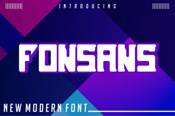 Fonsans: A Modern Display Font for Editorial Design