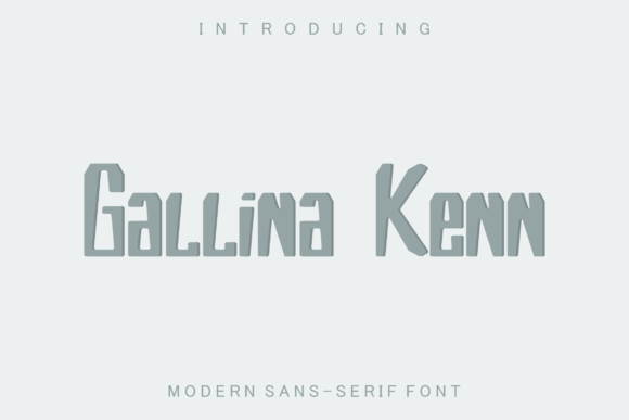 Gallina Kenn: The Font That Elevates Your Brand