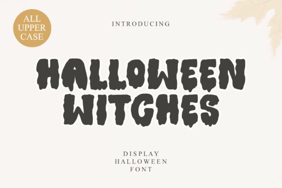 Halloween Witches: A Spooky Typographic Statement