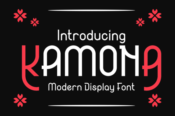 Kamona: A Versatile Display Font for Modern Branding