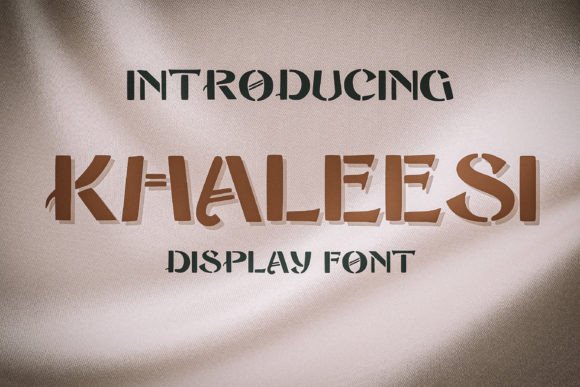 Khaleesi: The Bold Display Font That Commands Attention