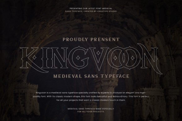 Kingvoon: A Display Font That Gives Your Brand Instant Character