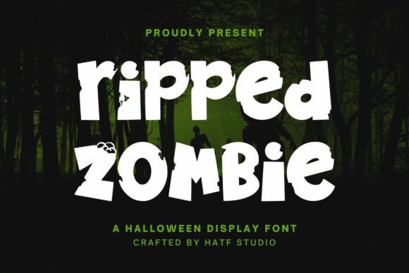 Ripped Zombie: A Font That Elevates Brand Identity