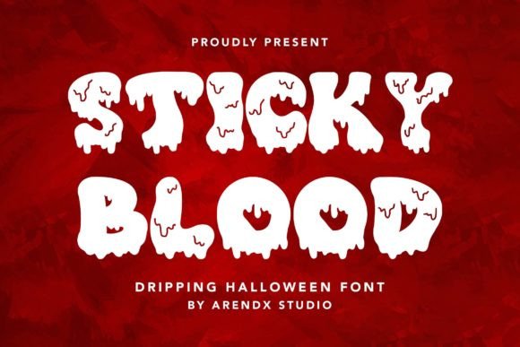 Sticky Blood: The Font That Adds Spook to Your Brand
