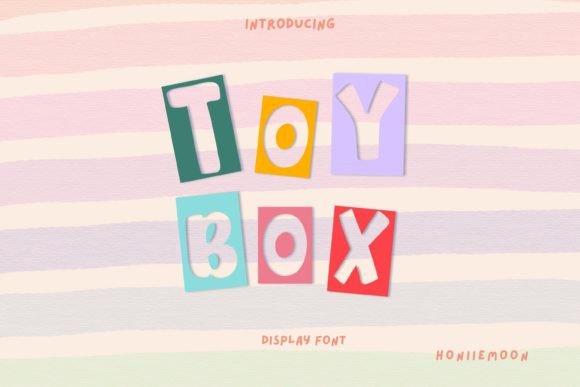 Toy Box: A Vibrant Display Font for Dynamic Digital Campaigns