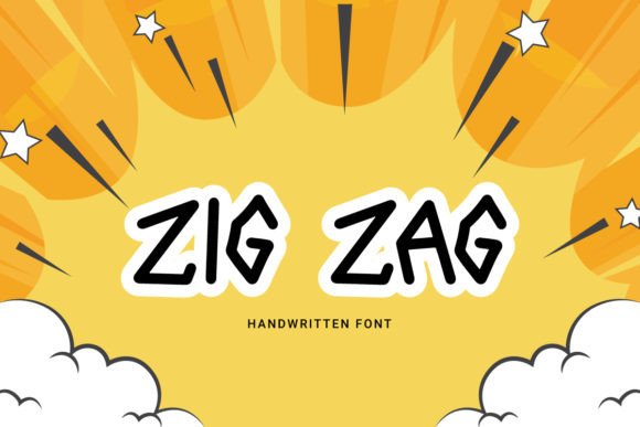 Zig Zag: A Font That Moves With the Story